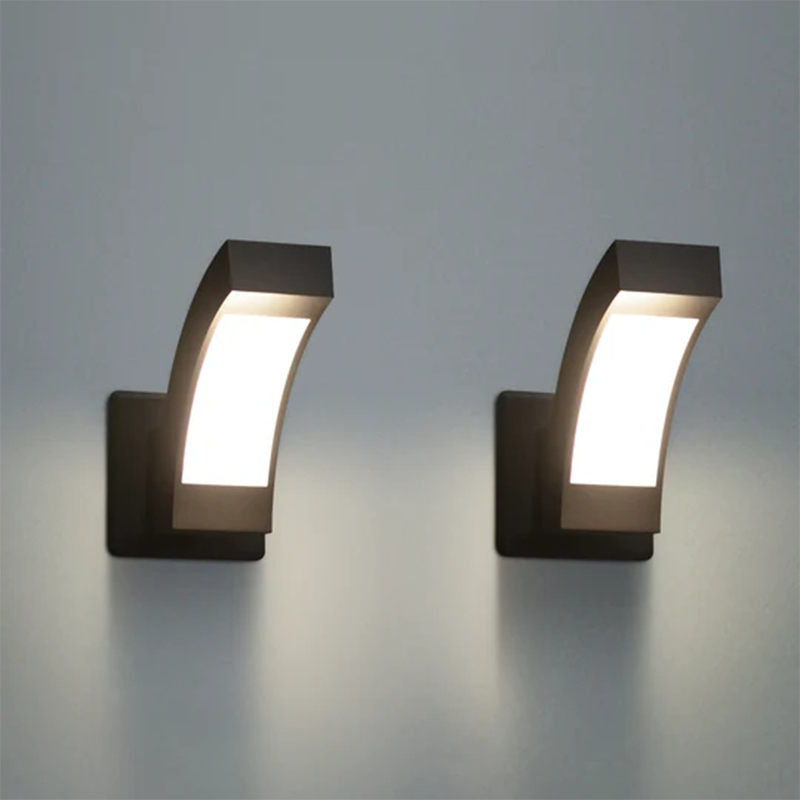 12557 2-Pack LED Lampu Dinding Luaran