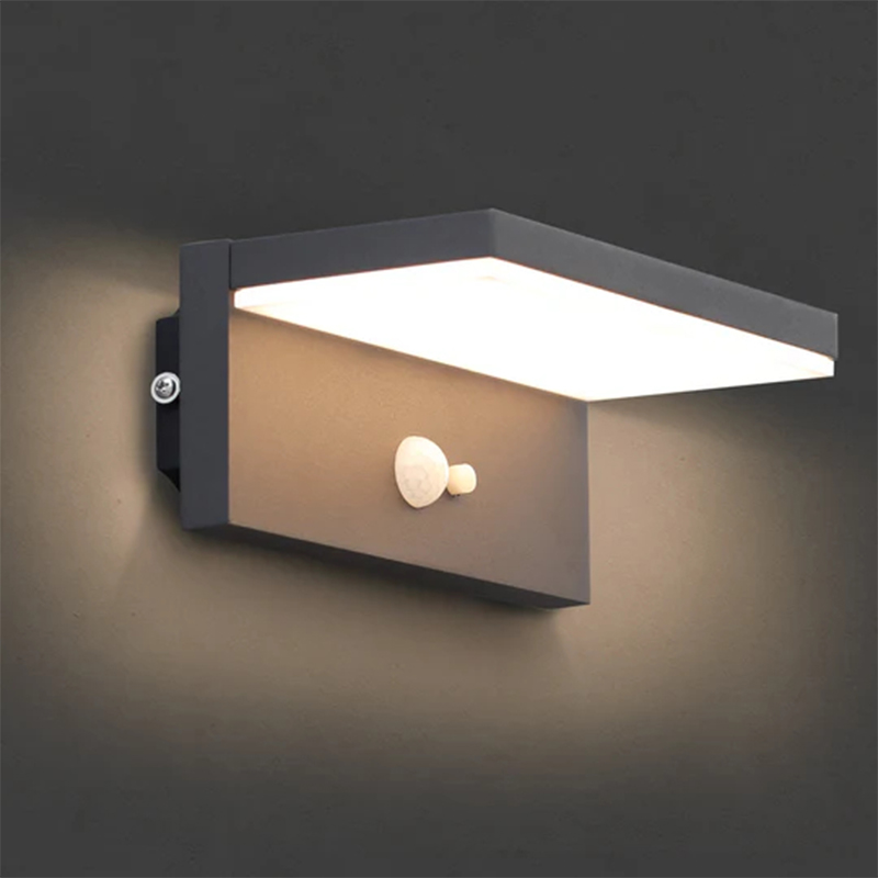 17329 LED lampu dinding pencahayaan luar solar